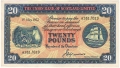 Union Bank Of Scotland Ltd 20 Pounds,  6. 5.1952